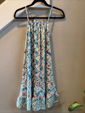 NWT: White Waves Floral Midi Dress 🤍 Sz: S/M